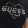 GUESS Czarny damski t-shirt Narciso