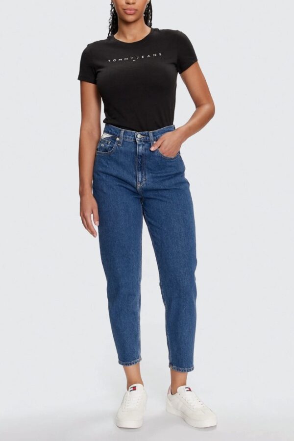 TOMMY JEANS Czarny damski t-shirt