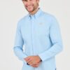 LA MARTINA Błękitna męska koszula Poplin Stretch