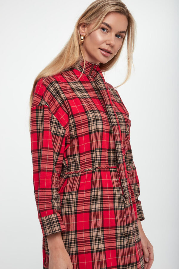 Sukienka koszulowa w kratkę Danny JOOP! JEAN