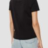 TOMMY JEANS Czarny damski t-shirt z małym logo