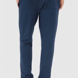 2ecf8123613b227ae7d7c8a01f61e07043d5645b LA MARTINA Granatowe męskie spodnie dresowe z szarym logo