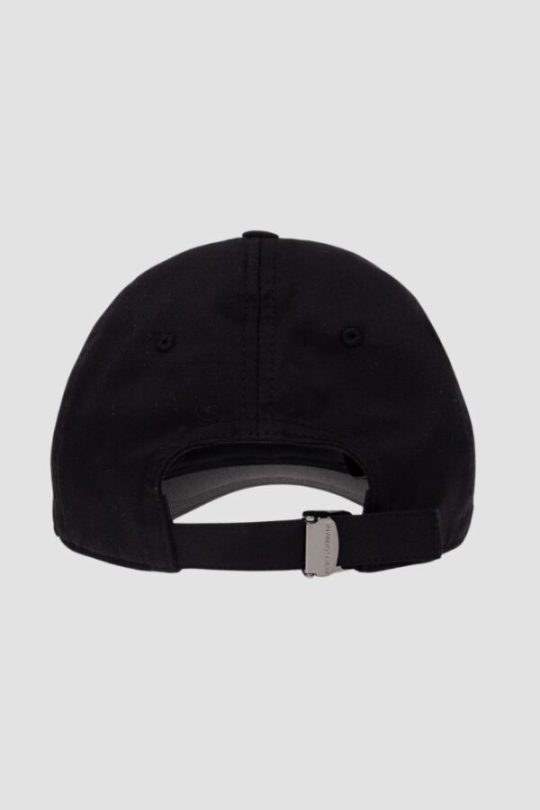 DOLCE & GABBANA Czarna czapka z daszkiem, Rozmiar 58