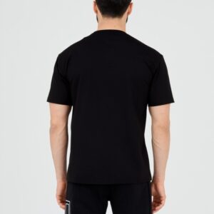 2ed9fce598cb810ba17d06e6772e9435a4fce816 EA7 Męski czarny t-shirt z holograficznym logo