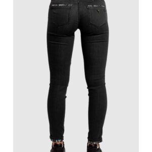 GUESS Czarne jeansy damskie Cosy phyton