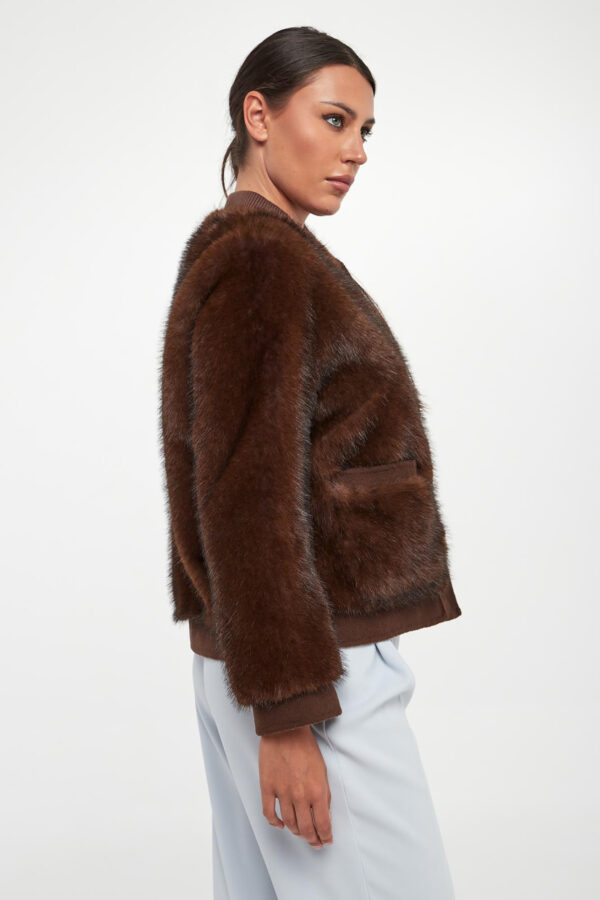 Futro damskie wełniane VALENTINI