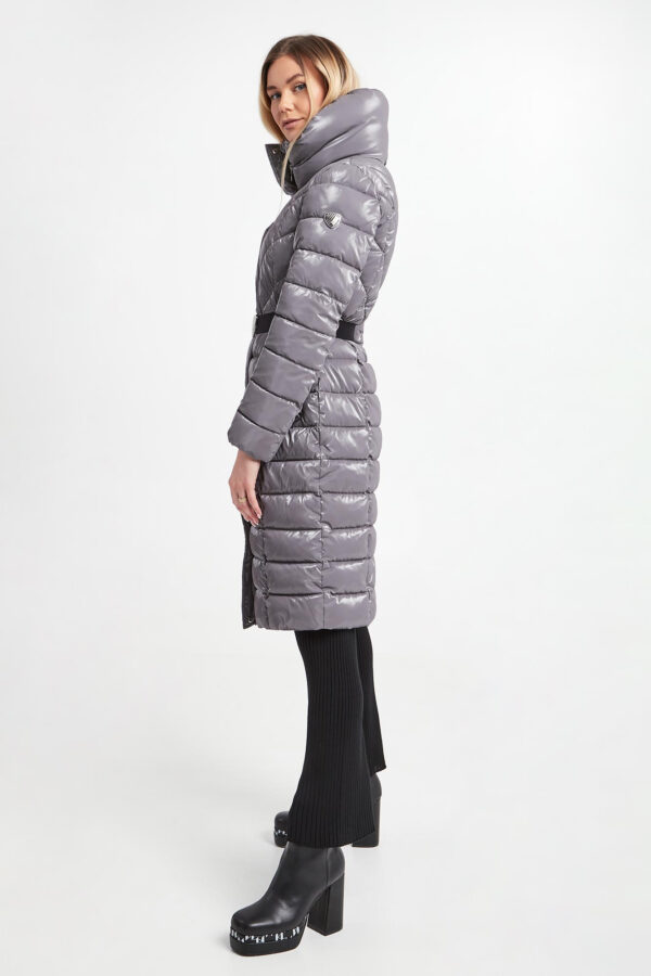 Płaszcz damski pikowany EA7 EMPORIO ARMANI