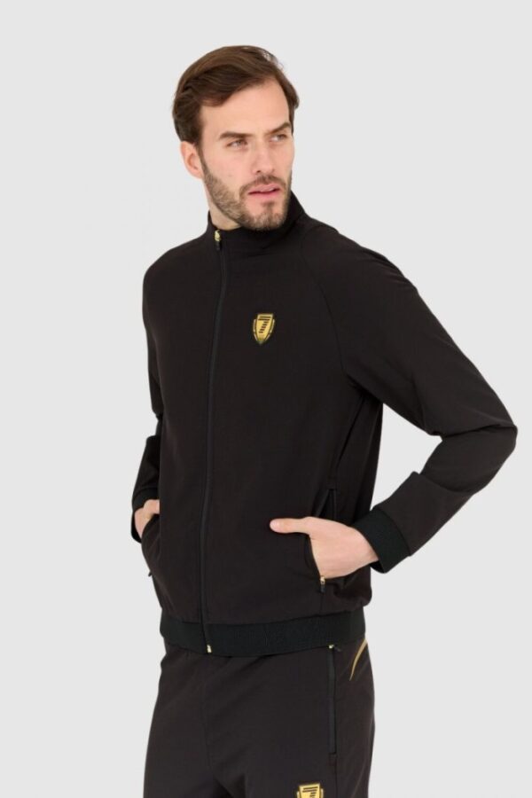 EA7 Czarny męski dres