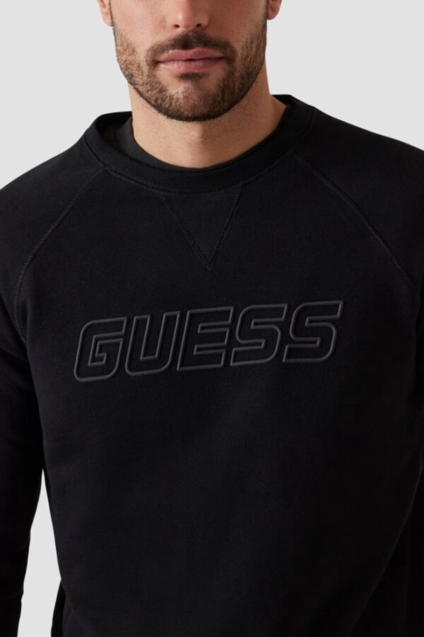 GUESS Czarna męska bluza New Aldwin