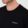 OFF-WHITE Czarny męski t-shirt