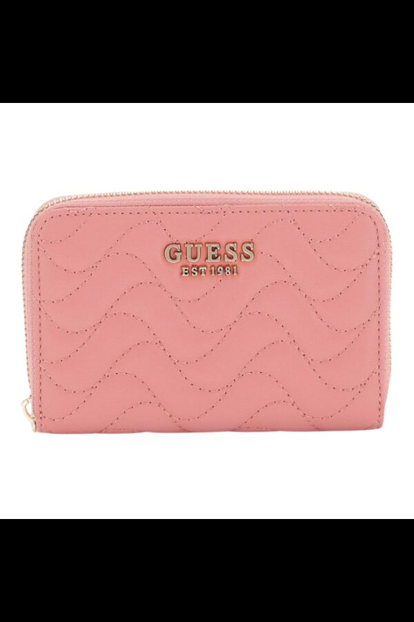 GUESS Różowy portfel damski Melisandra