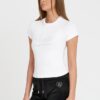 JUICY COUTURE Biały damski t-shirt Retroshrunken Tee