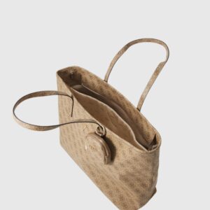 316357d17334fe93413995d49bd64a918b3284fa GUESS Beżowa shopperka damska Power Play