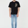 JUST CAVALLI Czarny męski T-shirt R Patch JC