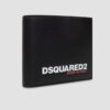 DSQUARED2 Czarny męski portfel skórzany