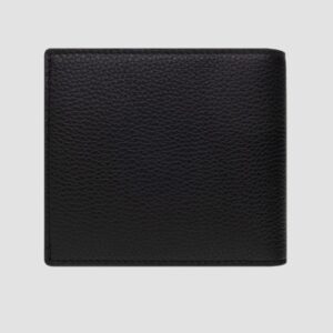 DSQUARED2 Czarny męski portfel skórzany