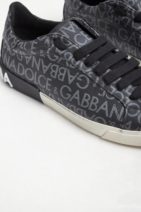 Sneakersy męskie skórzane Portofino Vintage DOLCE & GABBANA