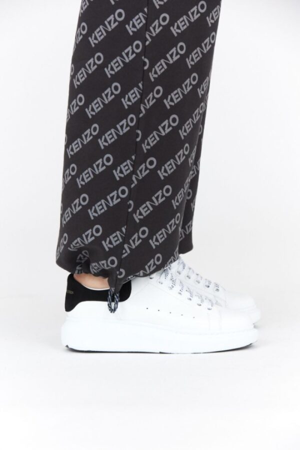 KENZO Czarne spodnie dresowe damskie w logo