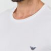 EMPORIO ARMANI Biały męski t-shirt basique