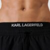 KARL LAGERFELD Czarne kąpielówki męskie RSG