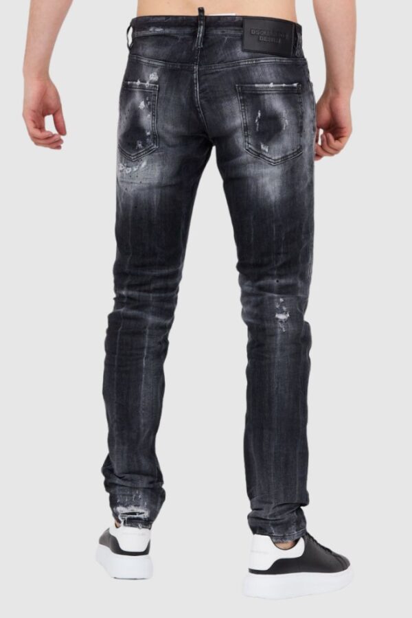 328dd7f8de690471a855a027b307b1fe221bc433 DSQUARED2 Czarne jeansy męskie cool guy jean, Rozmiar 54