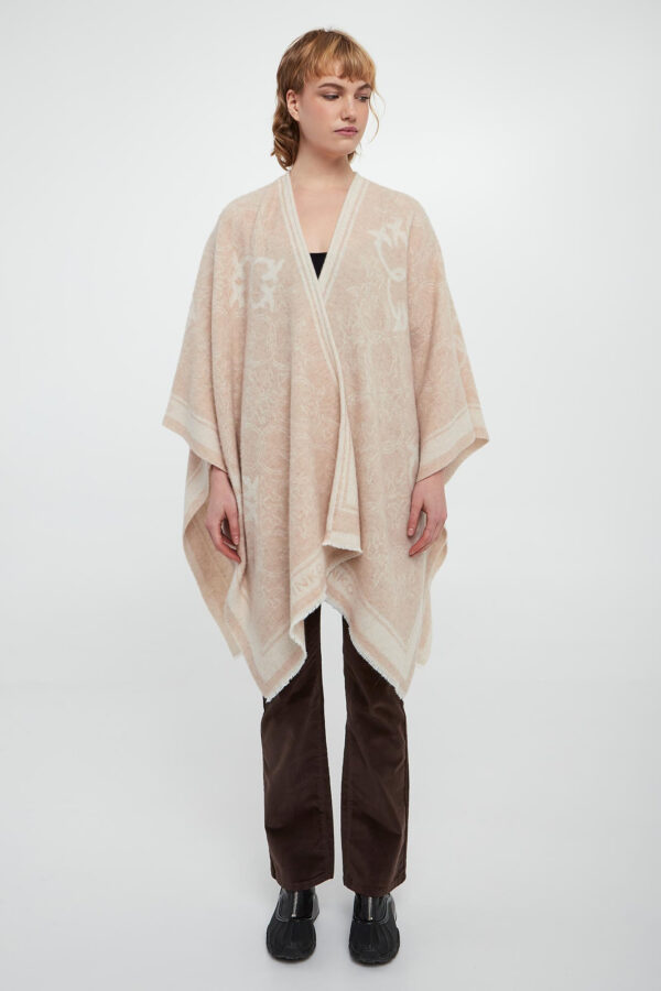 331470a5906bae1988bd947dd2e13effd03a752b Ponczo damskie wełniane Croazia PINKO