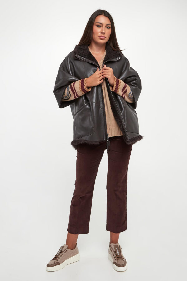 Kamizelka damska dwustronna futrzana DIEGO