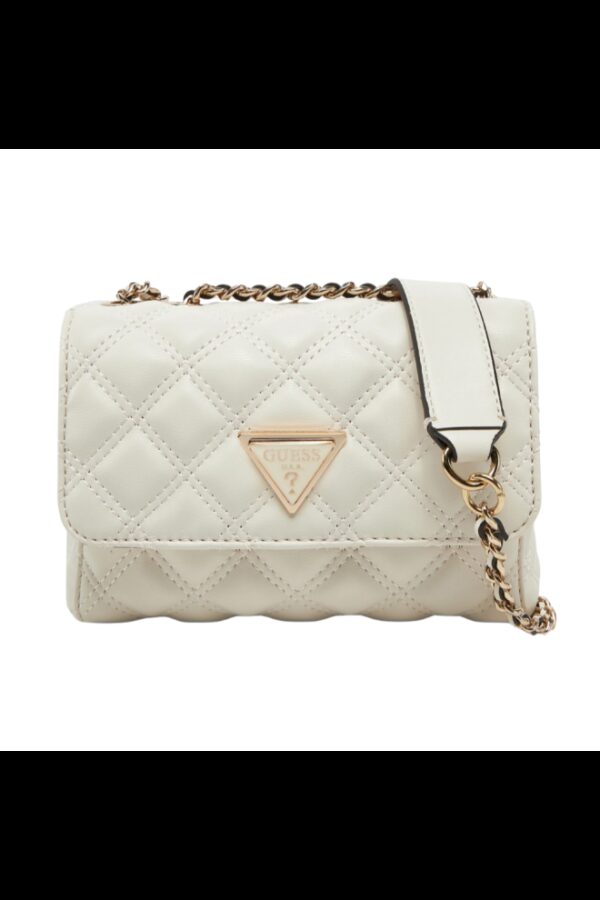 GUESS Biała kopertówka damska Giully