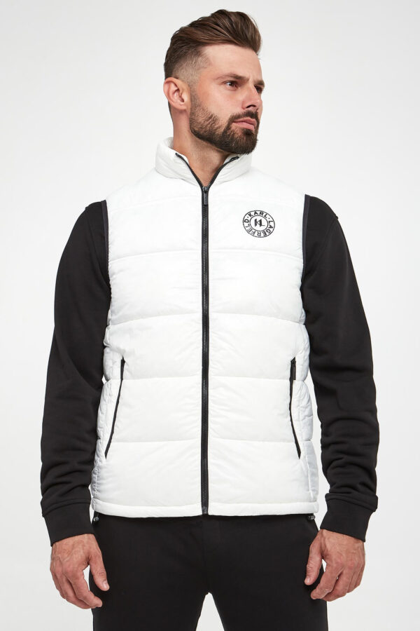 33ee409037abf5cafb78e91d2759517240039c27 Kamizelka męska pikowana KARL LAGERFELD
