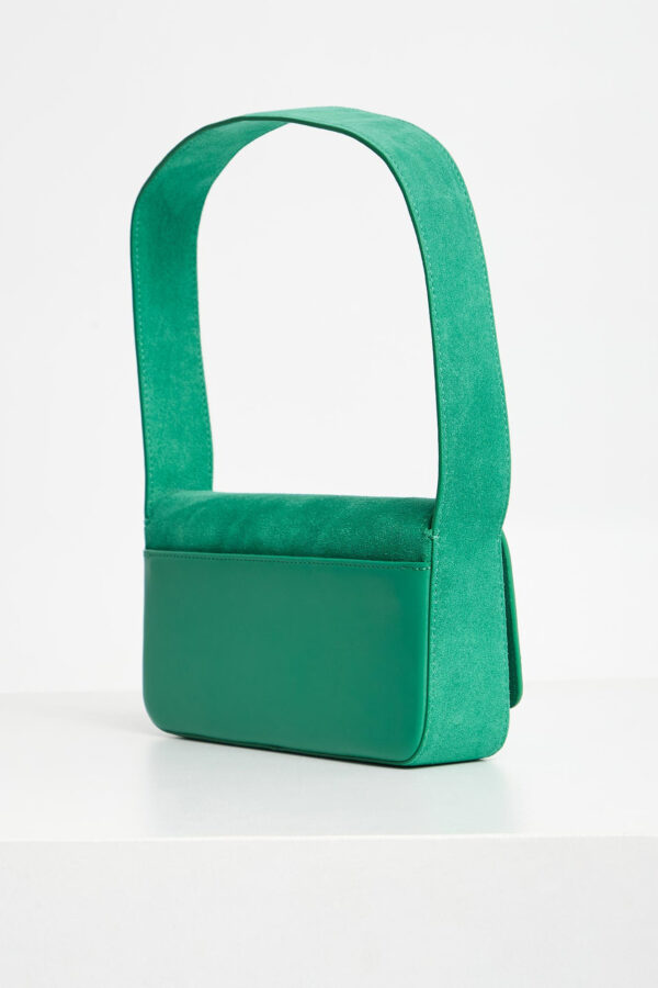 349bda6df0ba18368600ee5e1fb52829d41cb300 Torebka damska zamszowa KARL LAGERFELD