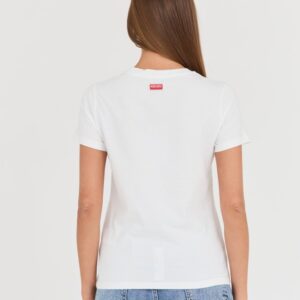 35222ae93f27869a7a665cf7028cd0c87da1b120 KENZO Biały damski t-shirt Tiger Varsity crewneck