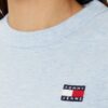 TOMMY JEANS Błękitny damski t-shirt z małym logo