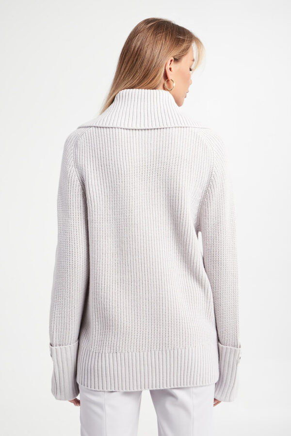 Sweter damski z kołnierzem PATRIZIA PEPE