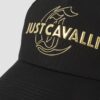 JUST CAVALLI Czarna czapka JC Gothic Institutiona