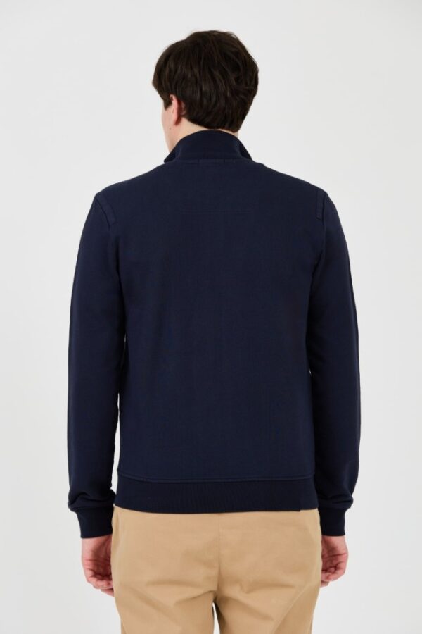 AERONAUTICA MILITARE Granatowa męska bluza Embroidered 51st