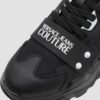 VERSACE JEANS COUTURE Czarne sneakersy męskie Fondo Speedtrack DIS. SC4