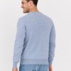 LA MARTINA Błękitny sweter męski BASIC COTTON WOOL