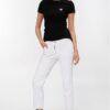 DSQUARED2 Cool girl cropped jeanBiałe jeansy damskie