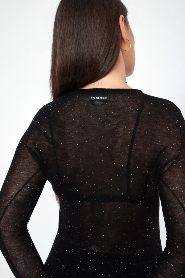 Longsleeve damski wełniany Pico PINKO