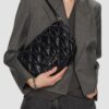 KARL LAGERFELD Czarna pikowana damska torebka Kuilt Flap Shb