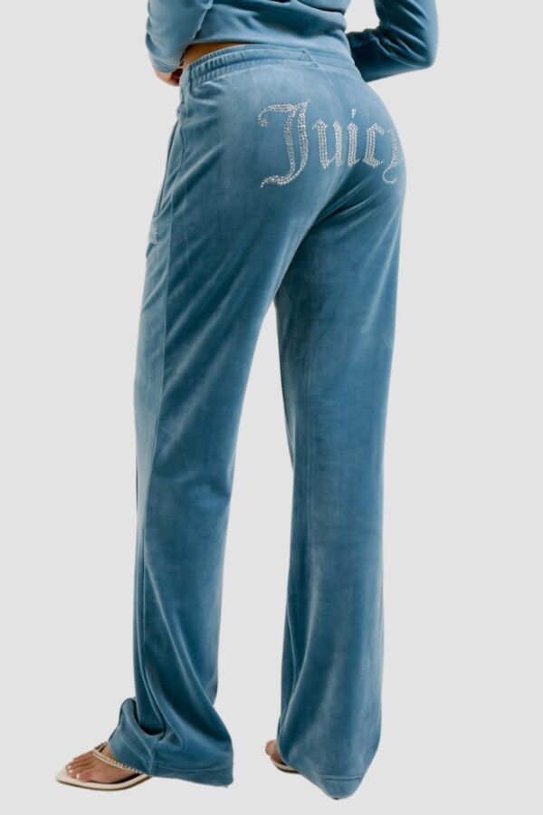 JUICY COUTURE Niebieskie damskie spodnie dresowe Tina Trackpants