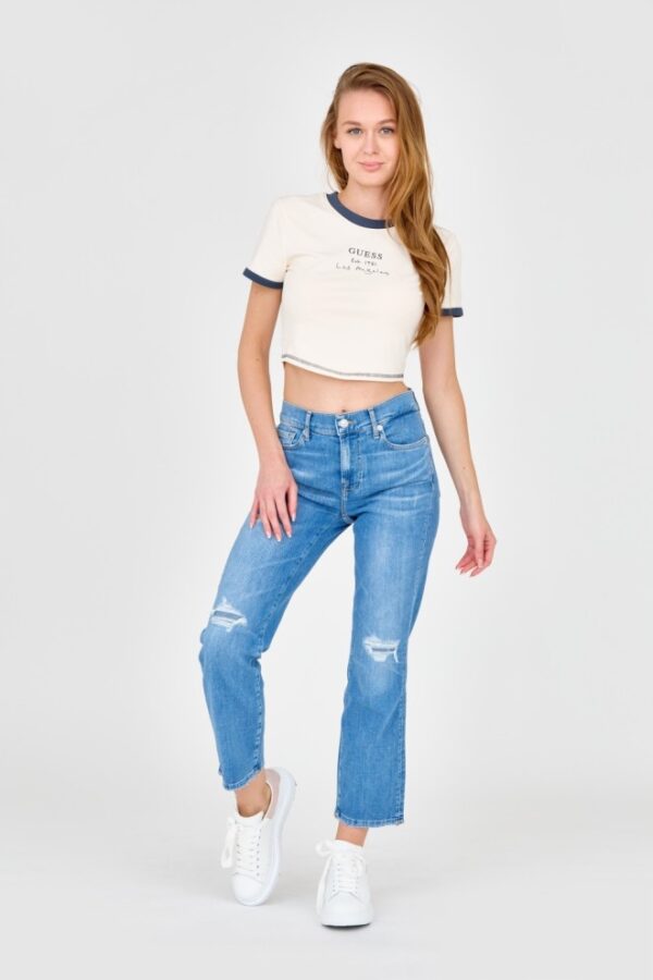 GUESS Ecru damski crop top