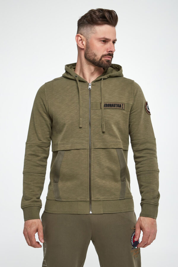 385b4424fcf36efff92662312b45bd1cda9e61ad Bluza męska z kapturem AERONAUTICA MILITARE