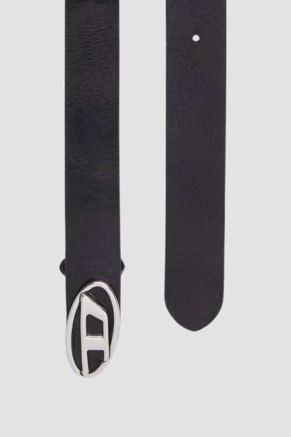 DIESEL Czarny męski pasek B-1DR-LAYER, Rozmiar 100