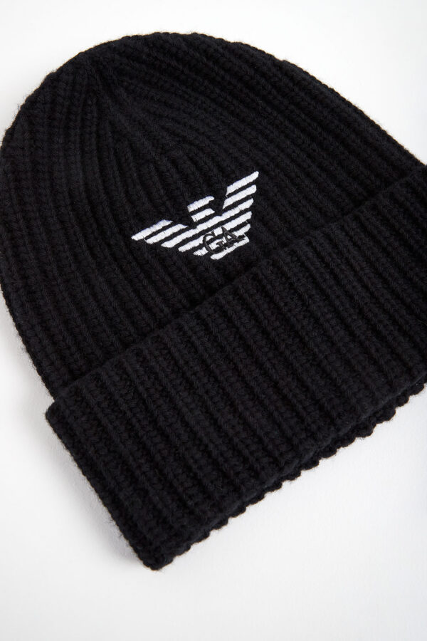 Czapka wełniana EMPORIO ARMANI