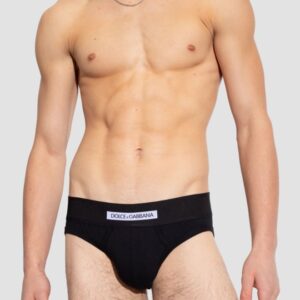 DOLCE & GABBANA Czarne slipy