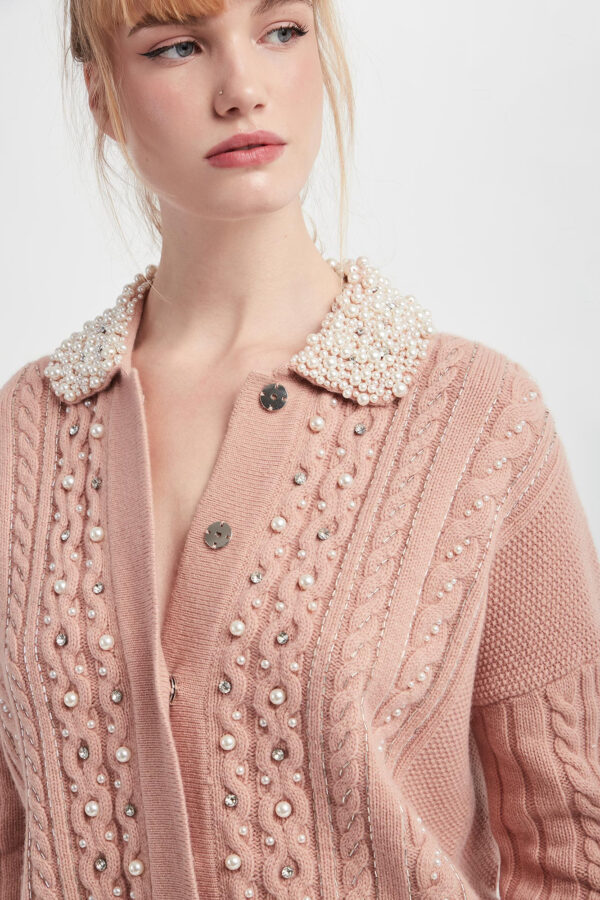 3977cfd2143e32d81f00cc6802a43e5203d6de5a Kardigan damski wełniany ELISABETTA FRANCHI