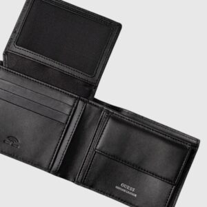 GUESS Czarny portfel męski Torino Bifold