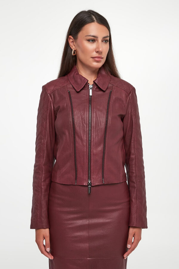 Kurtka damska skórzana ramoneska ARMANI EXCHANGE