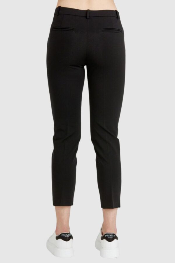 PINKO Czarne spodnie cygaretki damskie